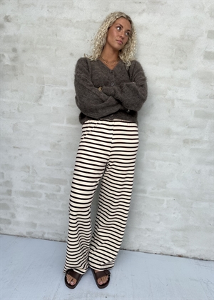 Zoe stripe buks Offwhite/Bordeaux Boii Studios 